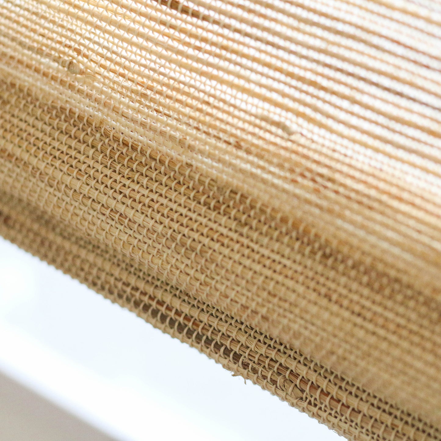 Cordless Woven Wood Roman Shades